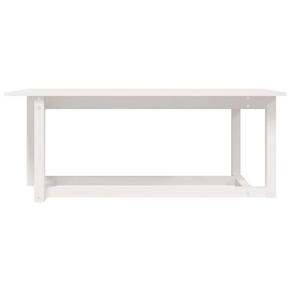 Soffbord vit 110x55x45 cm furu