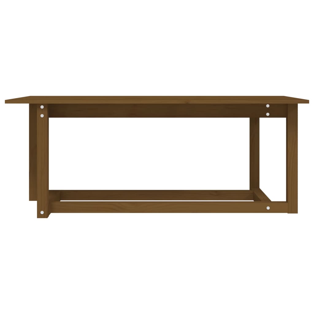 Soffbord brun 110x55x45 cm furu