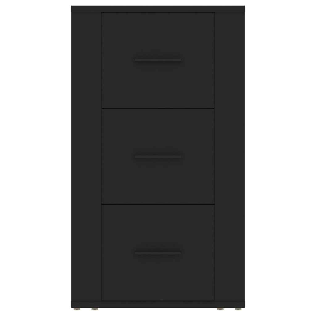 Skänk Svart 40x33x70 cm