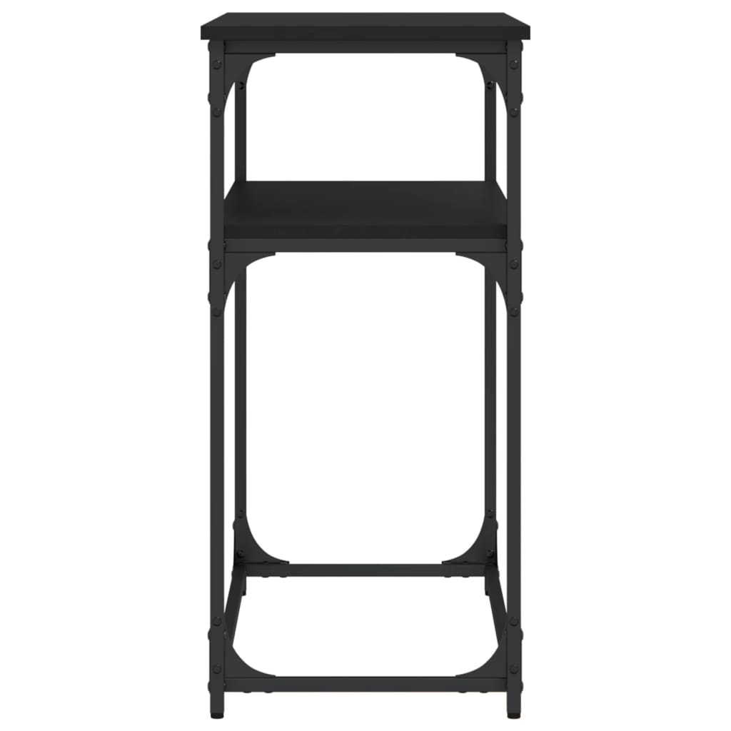 Avlastningsbord konsolbord svart 100x35,5x75 cm