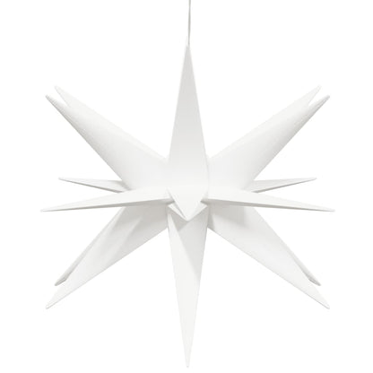 Joulukoristeita Outdoor Star LED-valolla taitettava valkoinen 43 cm