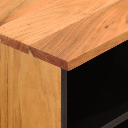 TV-möbel Trä 80x33x46 cm massivt akaciaträ