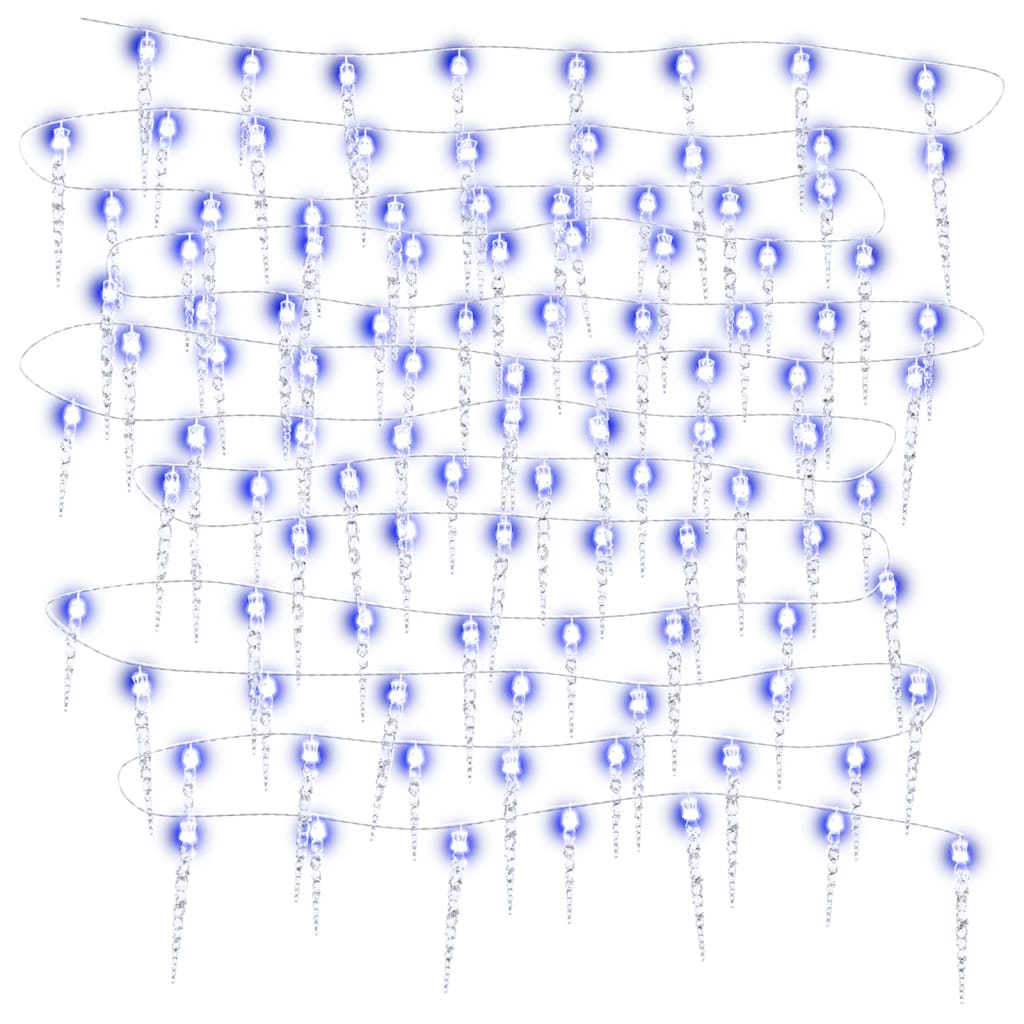 Joulukoristeet Ulkoilu Jouluvalaistus 200 LEDiä sininen 20 m akryyli PVC