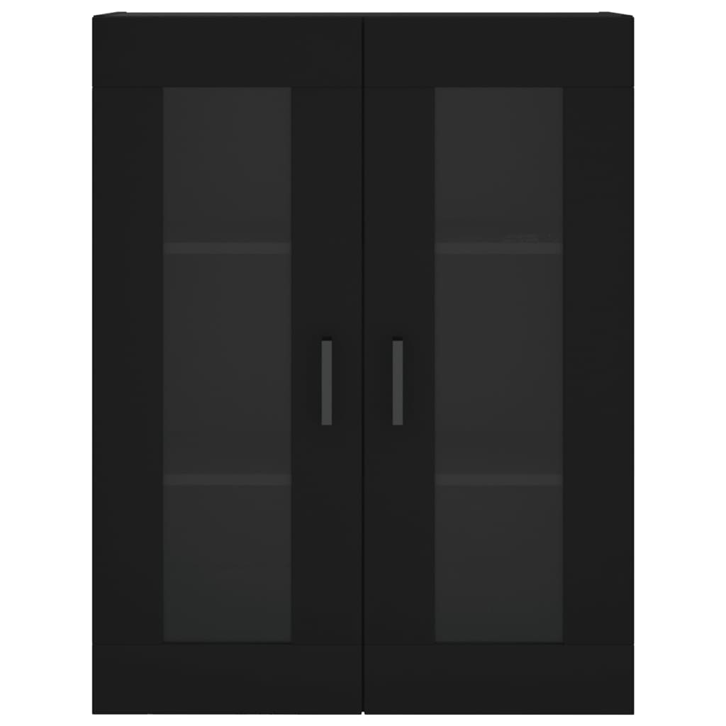 Skåp Svart 69,5x34x180 cm