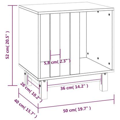 Koiratalo hunajaruskea 50x40x52 massiivimänty