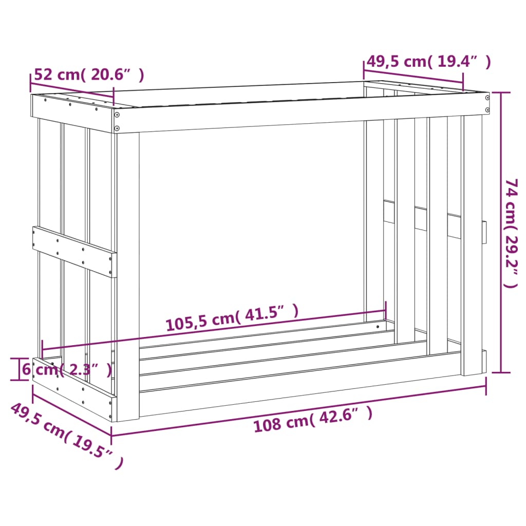 Puuteline hunajaruskea 108x52x74 cm massiivimänty