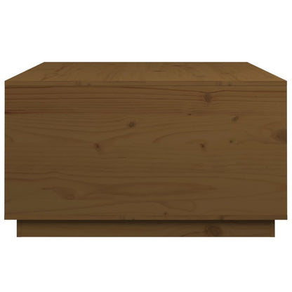 Soffbord brun 80x80x45 cm furu