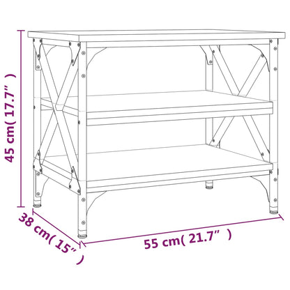 Soffbord sonoma ek 55x38x45 cm