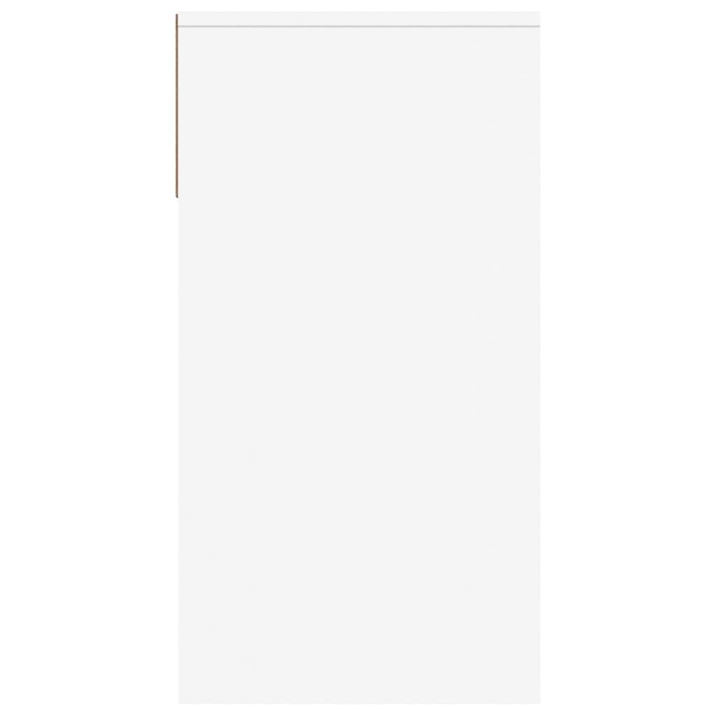 Avlastningsbord konsolbord vit 100x39x75 cm