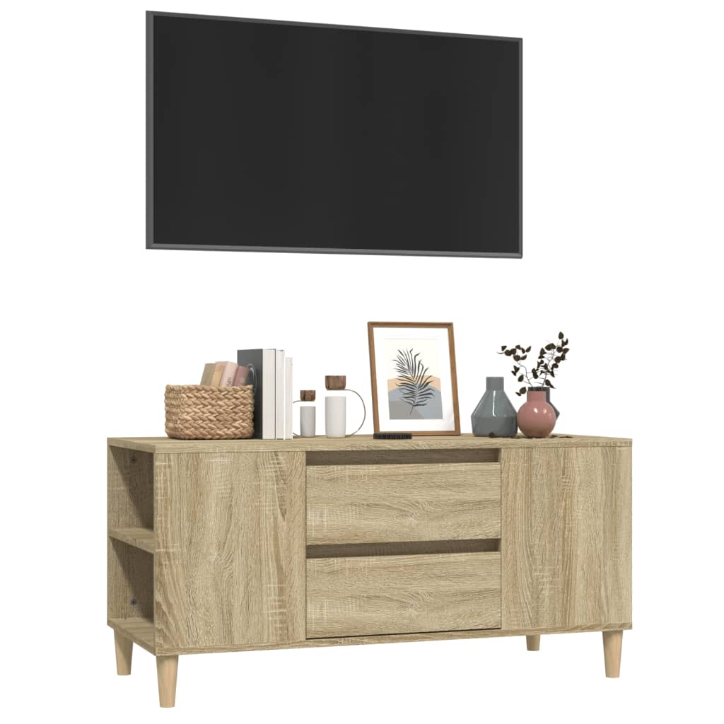 TV-möbel sonoma ek TV-bänk 102x44,5x50 cm