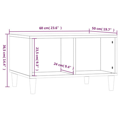 Soffbord brun ek 60x50x36,5 cm