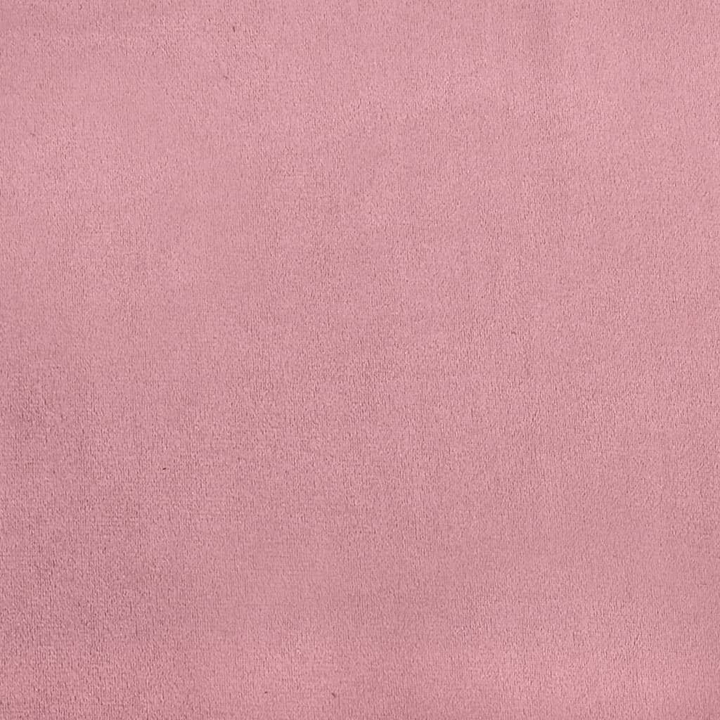 Nojatuoli pinkki 62x79x79 cm sametti