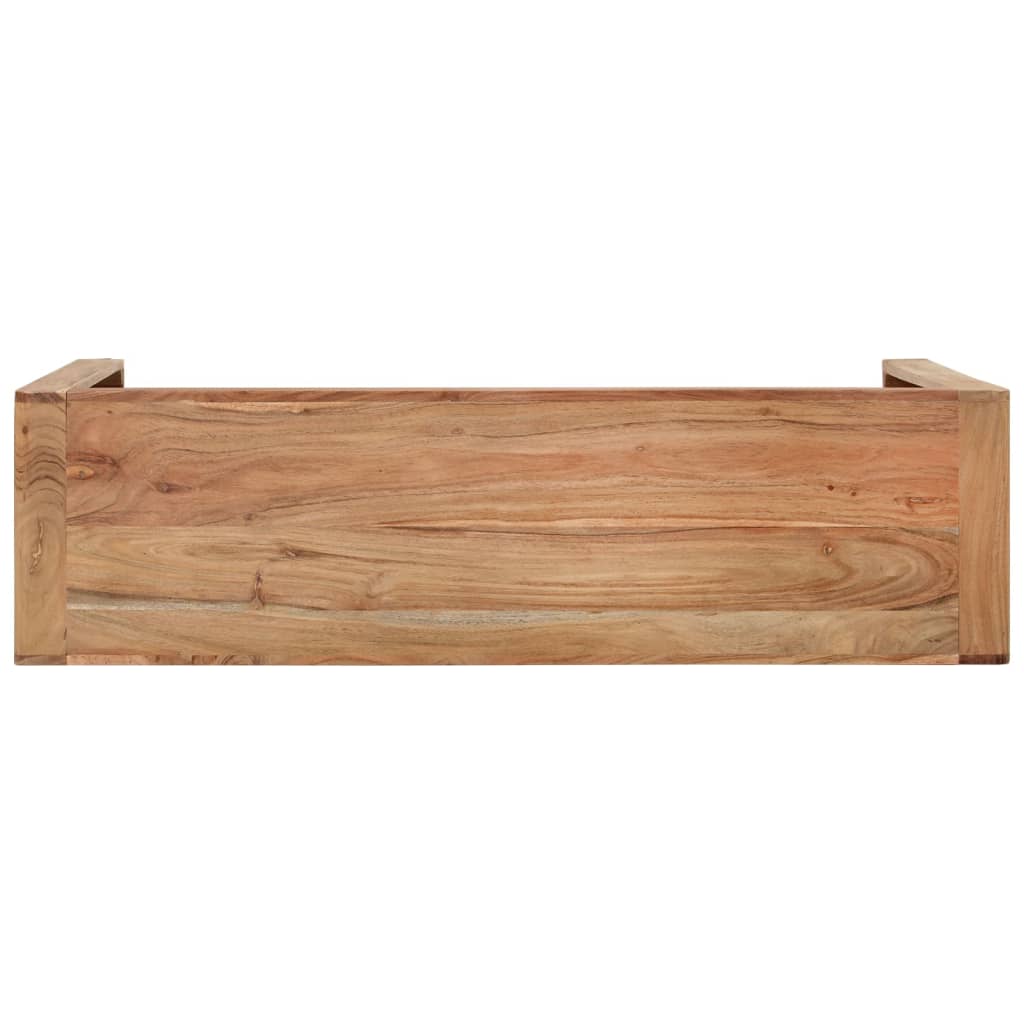 Avlastningsbord Konsollbord Trä 110x30x76 cm massivt akaciaträ