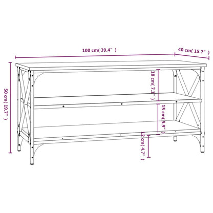 TV-taso sonoma tammi 100x40x50 cm