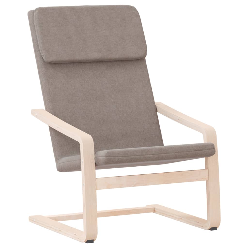 Nojatuoli Recliner taupe kangasta