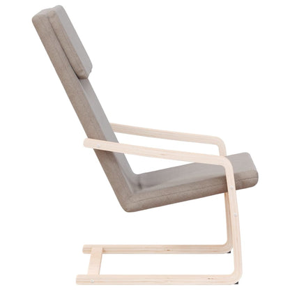 Nojatuoli Recliner taupe kangasta