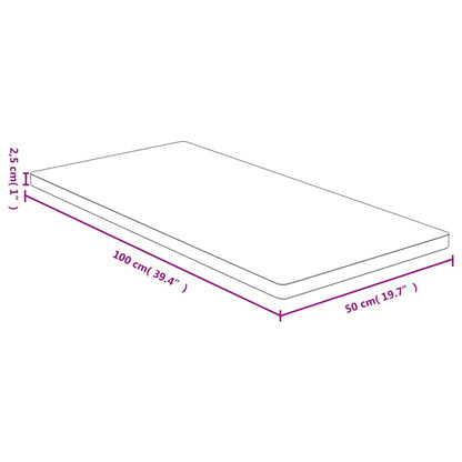 Bordsskiva bambu 50x100x2,5 cm