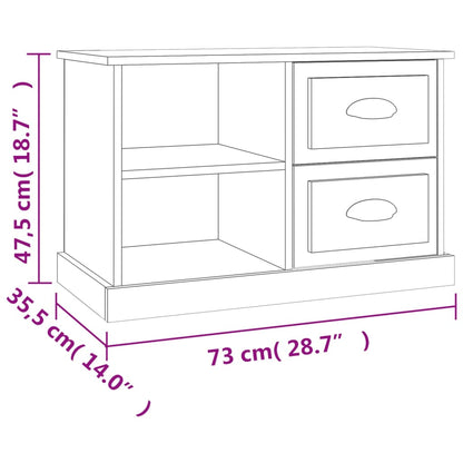 TV-möbel sonoma ek TV-skåp 73x35,5x47,5 cm