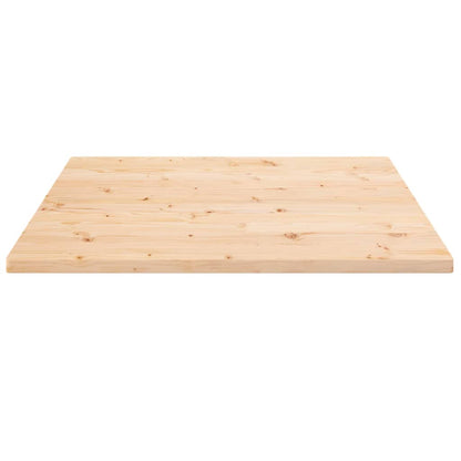 Bordsskiva massiv furu natur 90x90x2,5 cm fyrkantig