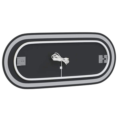 Badrumsspegel LED 90x40 cm oval