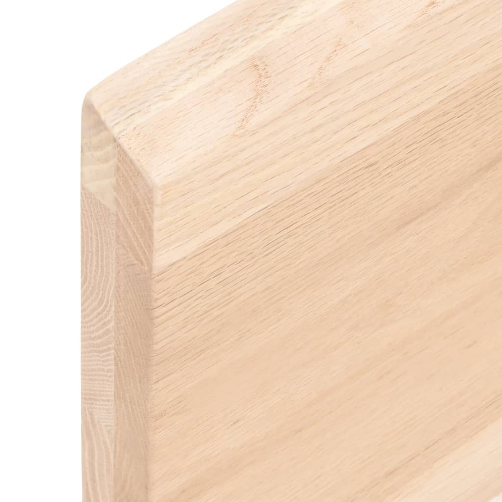 Hylly 40x10x4 cm käsittelemätöntä massiivitammea