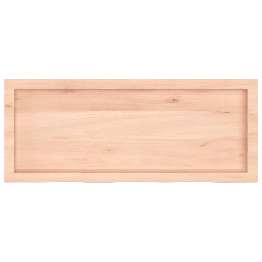 Hylly 100x40x(2-4) cm käsittelemätöntä massiivitammea