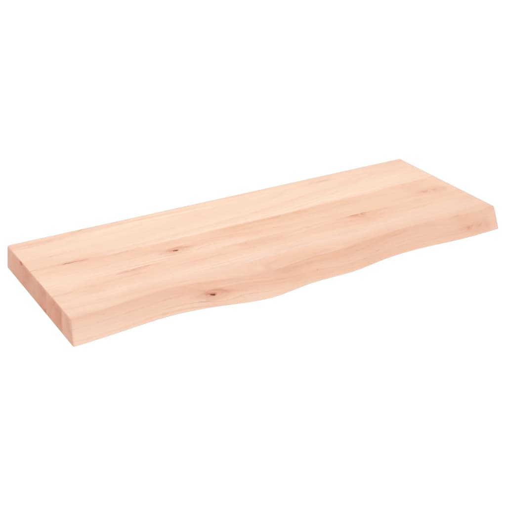 Hylly 100x40x(2-6) cm käsittelemätöntä massiivitammea