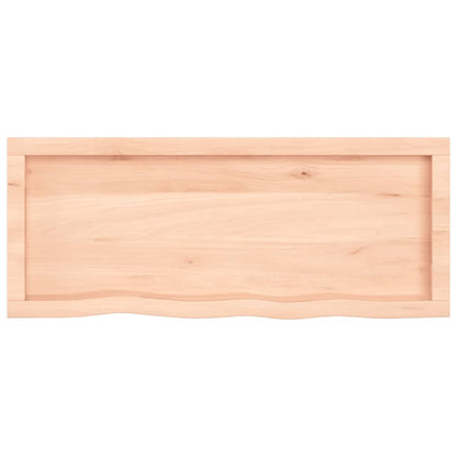 Hylly 100x40x(2-6) cm käsittelemätöntä massiivitammea