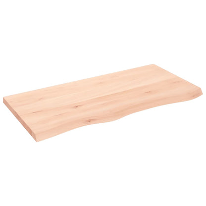 Hylly 100x50x(2-4) cm käsittelemätöntä massiivitammea