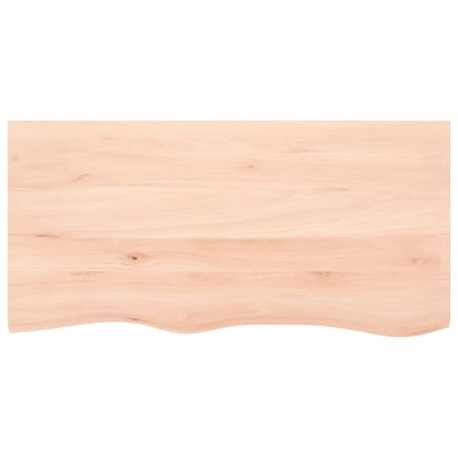 Hylly 100x50x(2-4) cm käsittelemätöntä massiivitammea