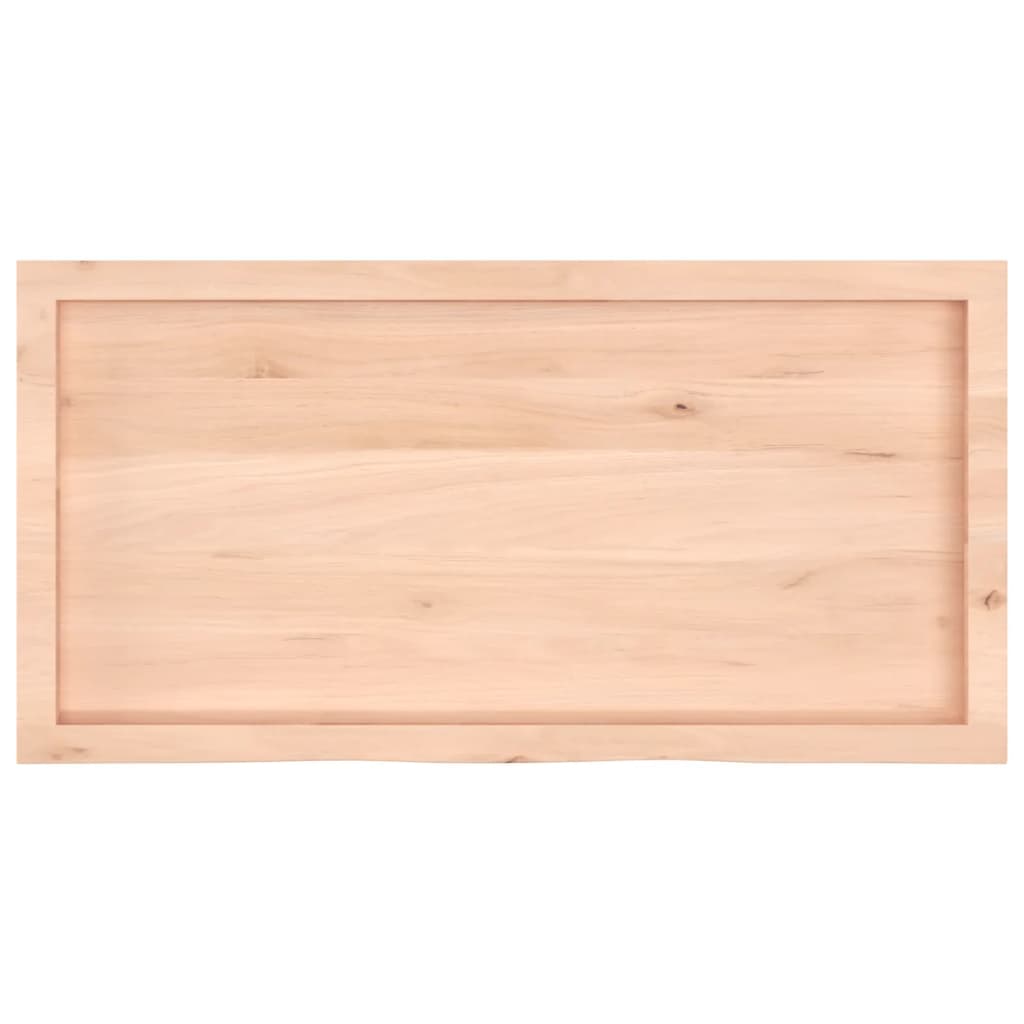 Hylly 100x50x(2-4) cm käsittelemätöntä massiivitammea