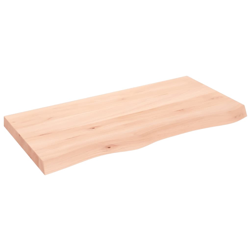 Hylly 100x50x(2-6) cm käsittelemätöntä massiivitammea