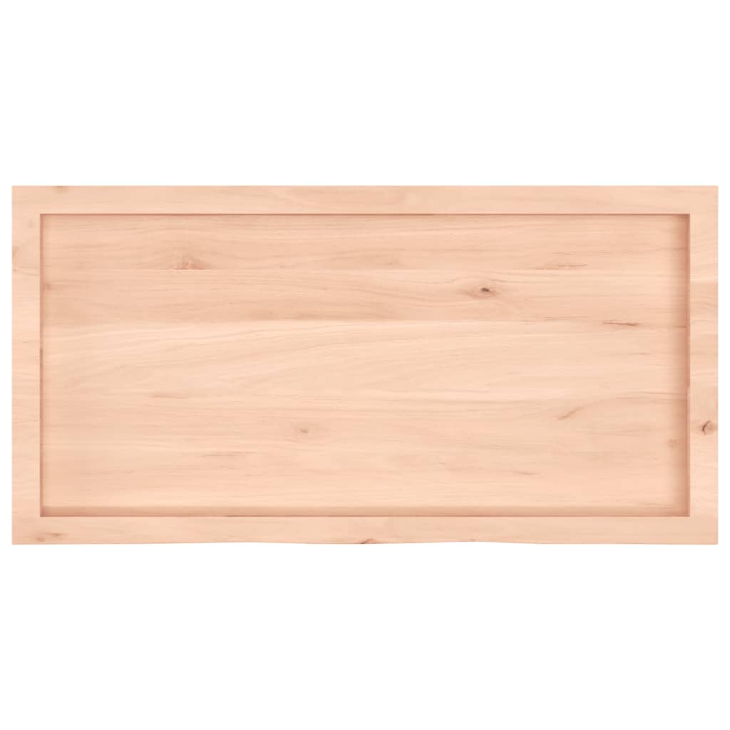 Hylly 100x50x(2-6) cm käsittelemätöntä massiivitammea