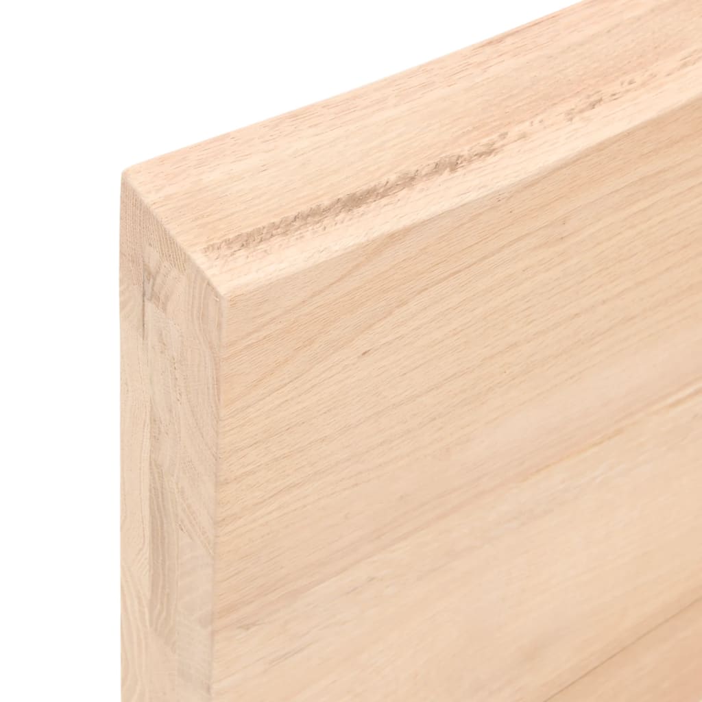 Hylly 120x30x(2-6) cm käsittelemätöntä massiivitammea