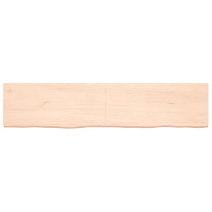 Hylly 180x40x(2-4) cm käsittelemätöntä massiivitammea