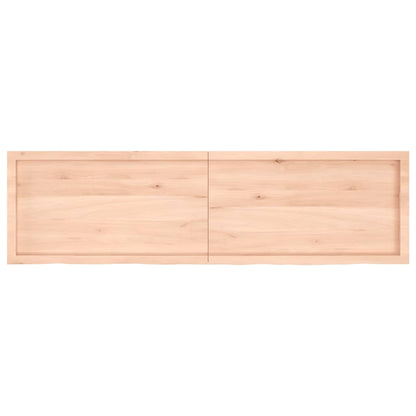 Hylly 180x50x(2-6) cm käsittelemätöntä massiivitammea