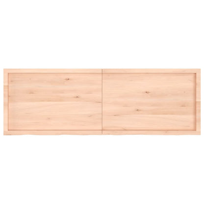 Hylly 180x60x(2-4) cm käsittelemätöntä massiivitammea