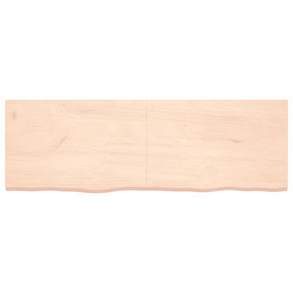 Hylly 180x60x(2-4) cm käsittelemätöntä massiivitammea