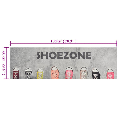 Köksmatta maskintvättbar shoezone 60x180 cm sammet