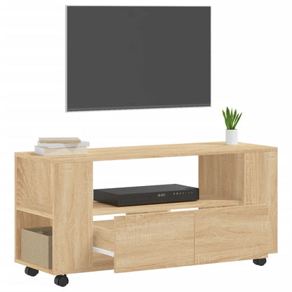 TV-möbel sonoma ek TV-bänk 102x34,5x43 cm