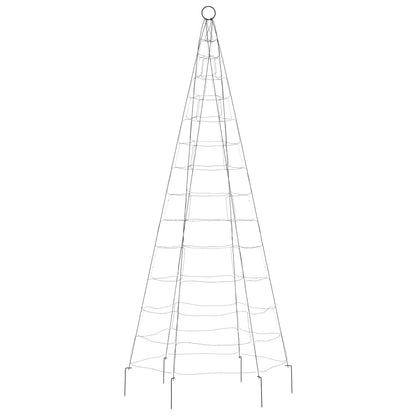 Joulukoristeita Ulkovalaistus lipputankoon 200 LEDiä lämmin valkoinen 180 cm