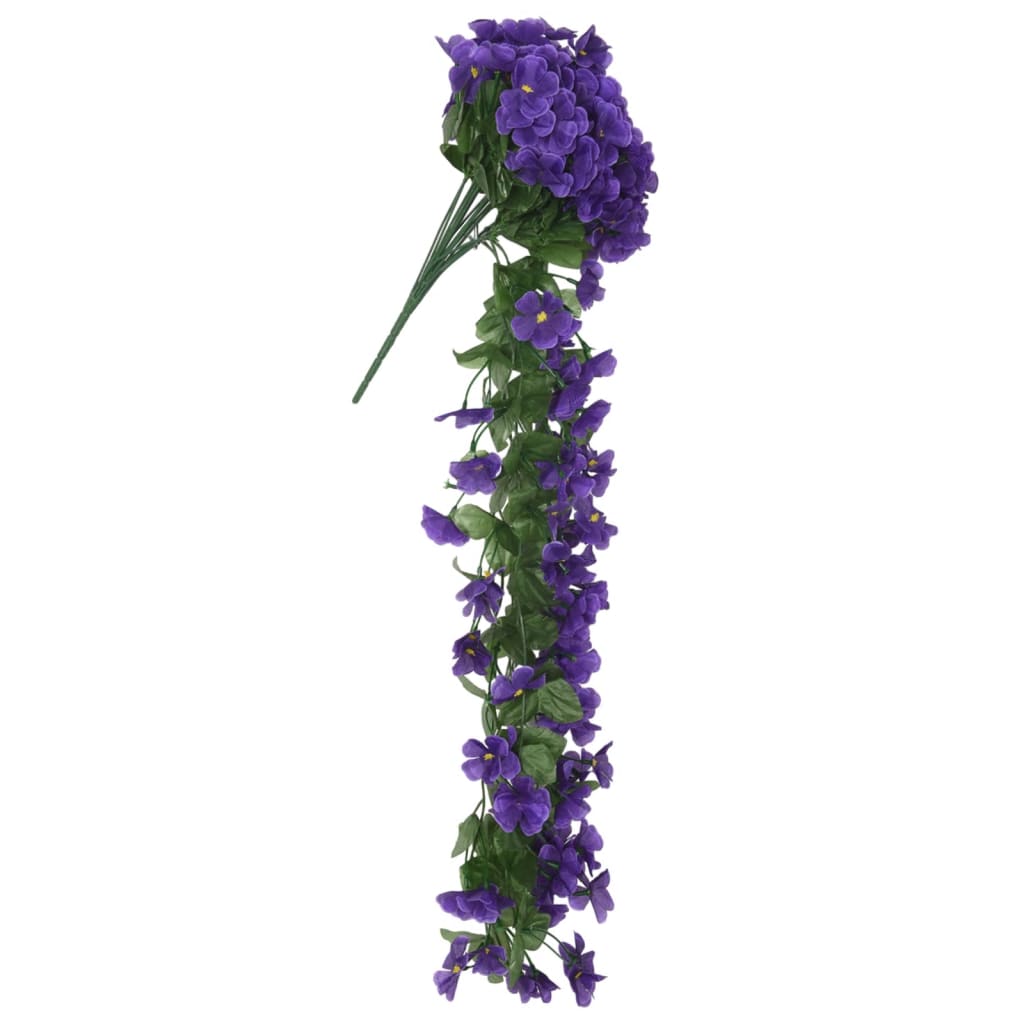 Keinotekoiset kasviseppeleet tumman violetti 85 cm 3 kpl