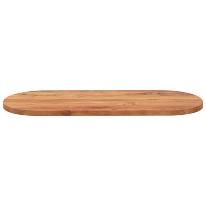 Bordsskiva 100x40x2,5 cm oval massivt akaciaträ