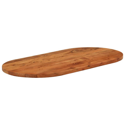 Bordsskiva 100x50x2,5 cm oval massivt akaciaträ