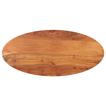 Bordsskiva 100x40x2,5 cm oval massivt akaciaträ