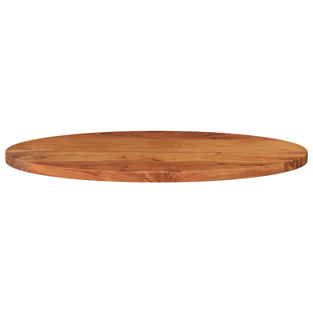 Bordsskiva 100x50x2,5 cm oval massivt akaciaträ