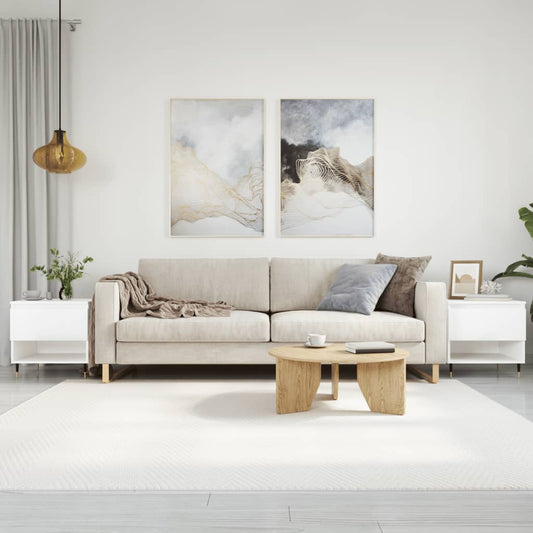 Sidobord Högglans Vit 2 st 50x46x50 cm