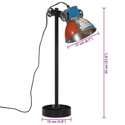 Bordslampa Skrivbordslampa 25 W flerfärgad 15x15x55 cm E27