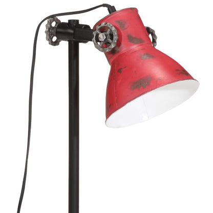 Bordslampa Skrivbordslampa 25 W nött röd 15x15x55 cm E27