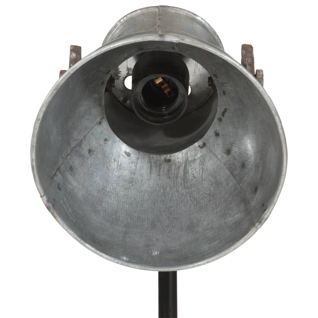 Golvlampa 25 W vintage silver 35x35x65/95 cm E27